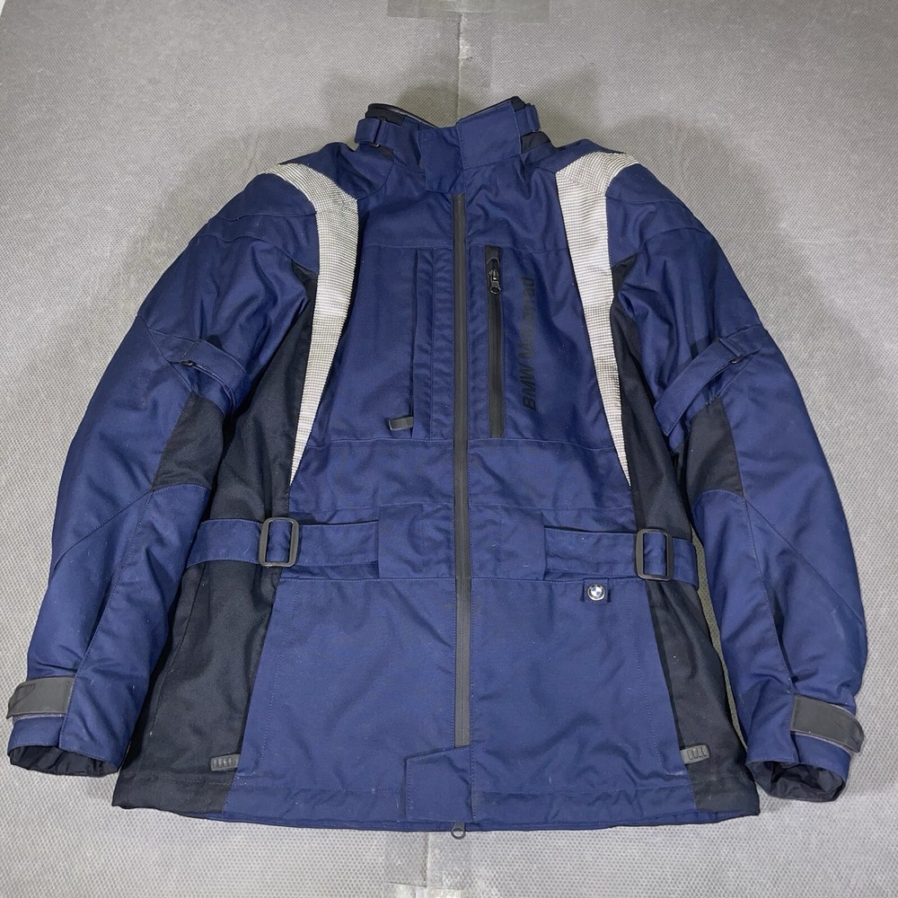 BMW Motorrad Jacket Adult XS Tourance 2 Padded Coat Full Zip‎ Performance Blue